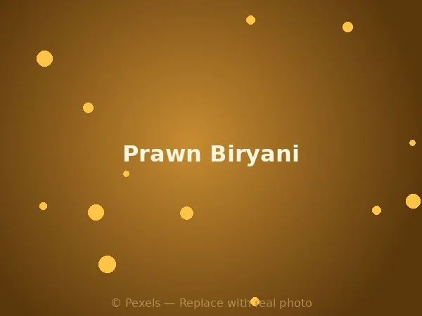 Prawn Biryani